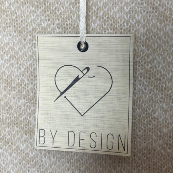 By Design Cardigan Sweater Coat Womens Medium Beige Zebra Print - Picture 9 of 9